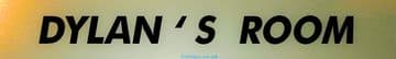 DYLAN Personalised Gift Room Door Sign Nameplate for | Bedroom | Man Cave | Office