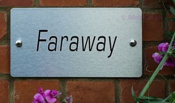 Faraway -Funny House Name Sign Plaque- Ideal housewarming gift