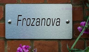 Frozanova -Funny House Name Sign Plaque- Ideal housewarming gift