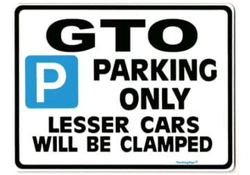 GTO Large Metal Sign for mitsubishi 3000 gt twin turbo