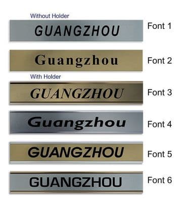 Guangzhou Clock Name Plate |World Time Zone City Wall clocks Sign custom Plaque