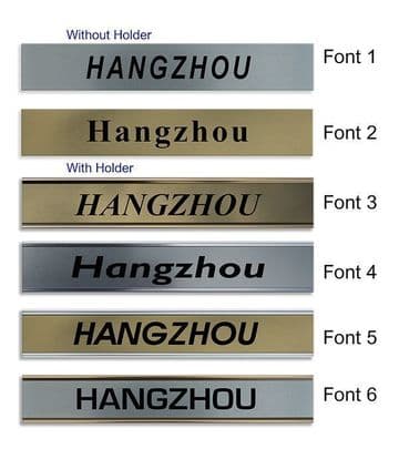 Hangzhou Clock Name Plate |World Time Zone City Wall clocks Sign custom Plaque