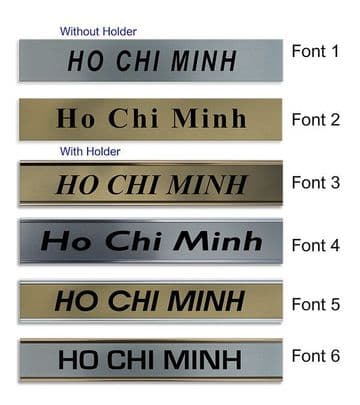 Ho Chi Minh Clock Name Plate |World Time Zone City Wall clocks Sign custom Plaque