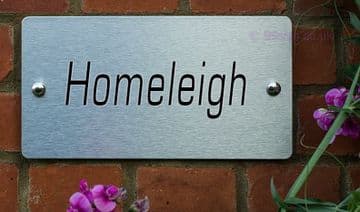 Homeleigh -Funny House Name Sign Plaque- Ideal housewarming gift