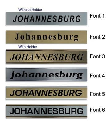Johannesburg Clock Name Plate |World Time Zone City Wall clocks Sign custom Plaque