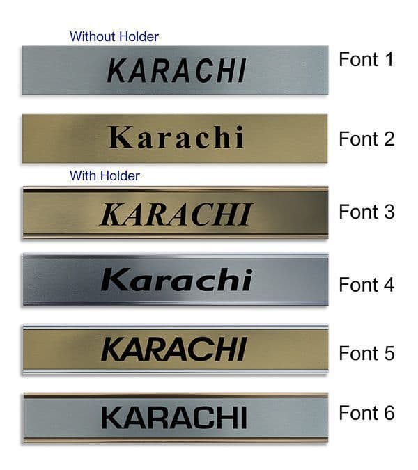 Karachi Clock Name Plate World Time Zone City Wall clocks Sign custom