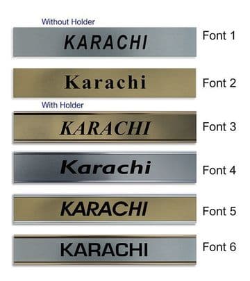 Karachi Clock Name Plate |World Time Zone City Wall clocks Sign custom Plaque