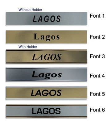 Lagos Clock Name Plate |World Time Zone City Wall clocks Sign custom Plaque