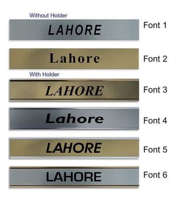 Lahore Clock Name Plate |World Time Zone City Wall clocks Sign custom Plaque