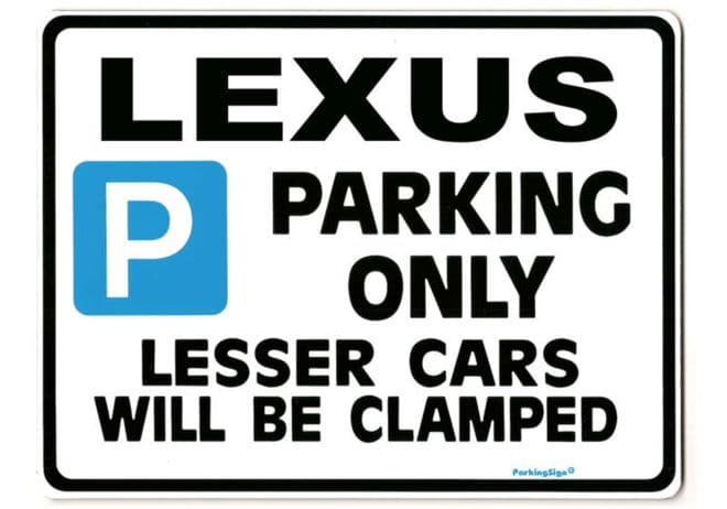 LEXUS Large Metal Sign for ls430 gs300 400 ls400 rx300