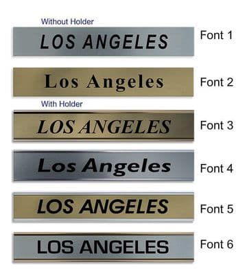 Los Angeles Clock Name Plate |World Time Zone City Wall clocks Sign custom Plaque