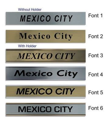 Mexico City Clock Name Plate |World Time Zone City Wall clocks Sign custom Plaque