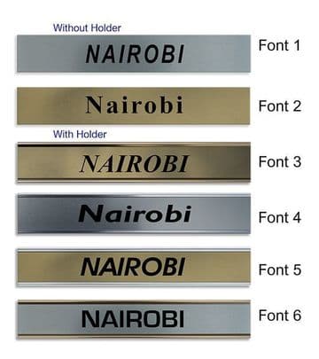 Nairobi Clock Name Plate |World Time Zone City Wall clocks Sign custom Plaque