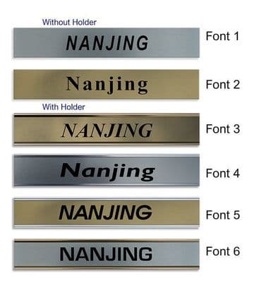 Nanjing Clock Name Plate |World Time Zone City Wall clocks Sign custom Plaque
