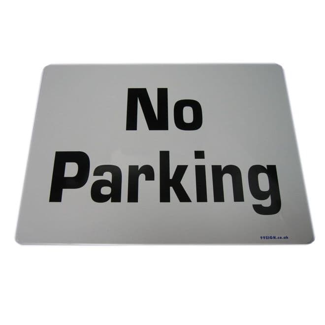 No Parking Sign | Metal faced