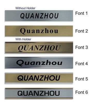 Quanzhou Clock Name Plate |World Time Zone City Wall clocks Sign custom Plaque