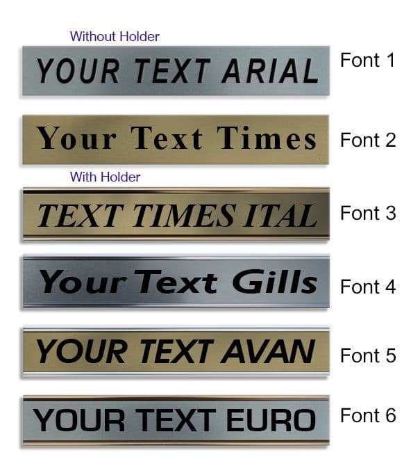 Custom Door name plate any name or text from under £10 Presonalsed. Slide in or Stick on Metal Door Sign Custom Door Doctors, School classroom, office. Brushed aluminium plaques Manufactured using High quality Bespoke design signage.