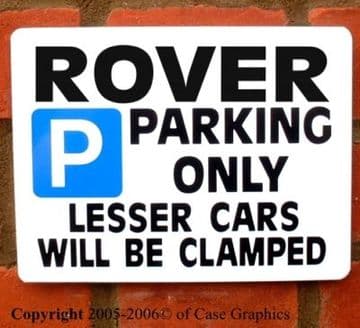 ROVER Parking Sign for sd1 p6 p5 p4 3500 3.5 2000 gift
