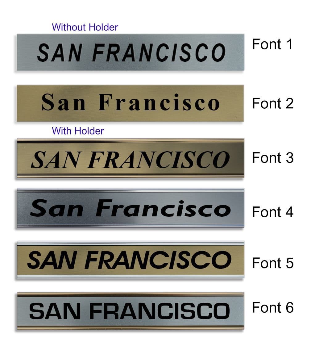 San Francisco Clock Name Plate World Time Zone City Wall clocks Sign