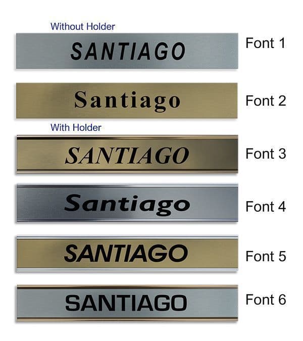 Santiago Clock Name Plate |World Time Zone City Wall clocks Sign custom Plaque