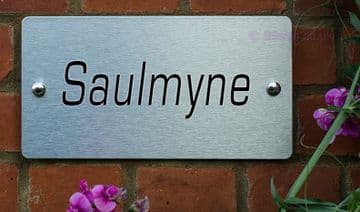Saulmyne -Funny House Name Sign Plaque- Ideal housewarming gift