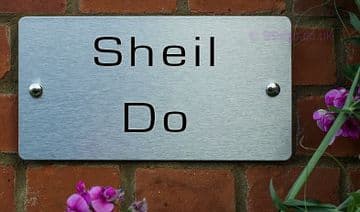 Sheil Do -Funny House Name Sign Plaque- Ideal housewarming gift
