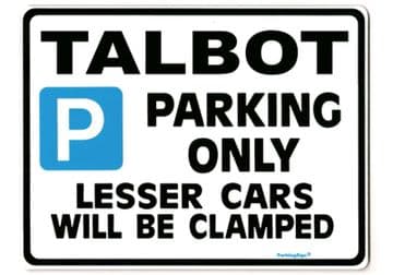 TALBOT Large Metal_Sign sunbeam lotus alpine avenger
