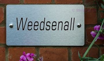 Weedsenall -Funny House Name Sign Plaque- Ideal housewarming gift