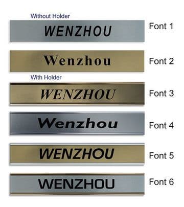 Wenzhou Clock Name Plate |World Time Zone City Wall clocks Sign custom Plaque