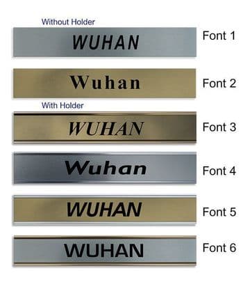 Wuhan Clock Name Plate |World Time Zone City Wall clocks Sign custom Plaque