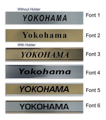 Yokohama Clock Name Plate |World Time Zone City Wall clocks Sign custom Plaque