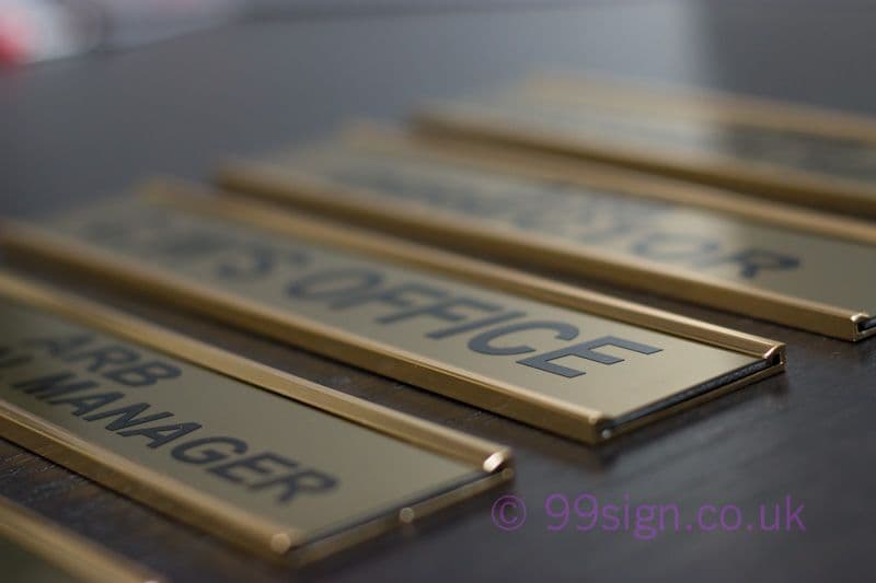 door name plate doctors office sign