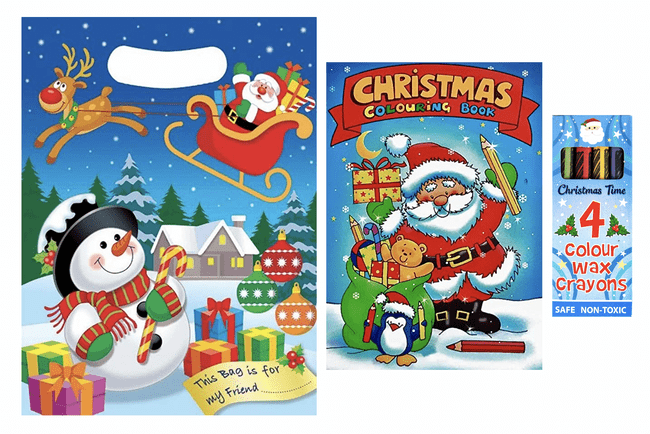 100 Christmas Bag  pre-filled - 2 items