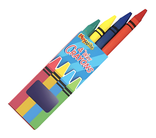 3800 Packs of 4 Mini Crayons in Display Boxes