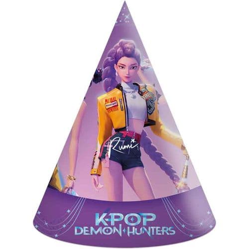 6PK K-POP DEMON HUNTERS PAPER HATS