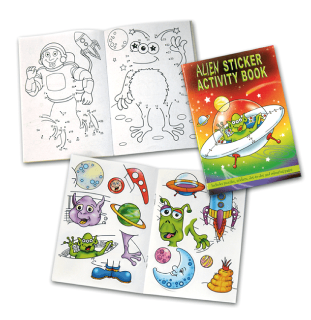 Alien Activity Books Space