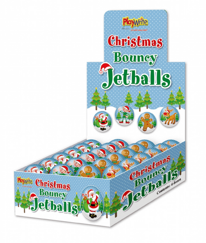 Christmas Bouncy Jet Balls 1 Box 48
