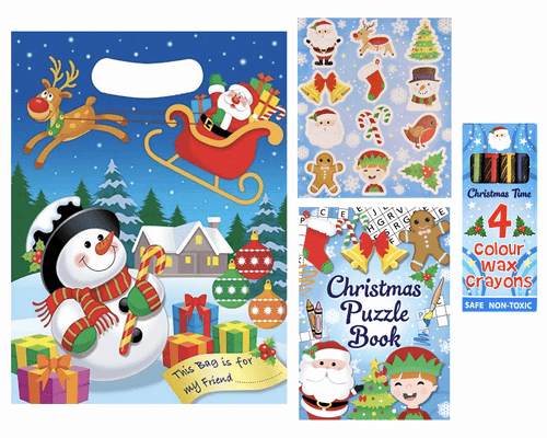 Christmas Party Bag pre-filled includes 3 items