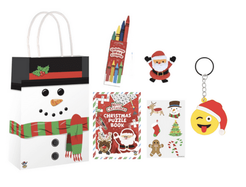 Christmas Snowman Party Bag 5pc
