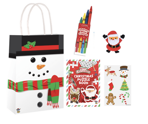Christmas Snowman Party Bag