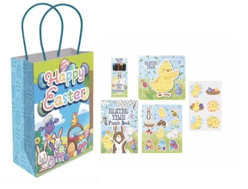 Easter Pre Filled 100 Gift Bags Wholesale (5JST)