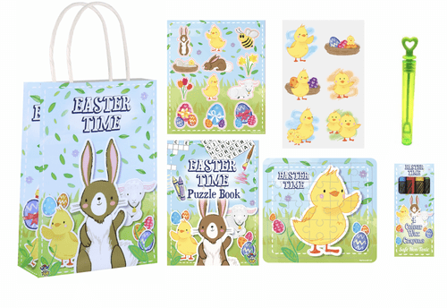Easter Pre Filled 100 Gift Bags Wholesale (6JSTB)