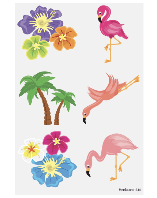Flamingo Tattoo Sheet