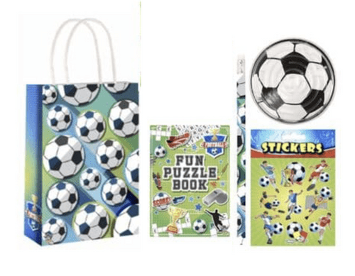 Football Party Bag Pencil 4pc