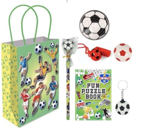 Football Party Bags Pre filled 6pcs