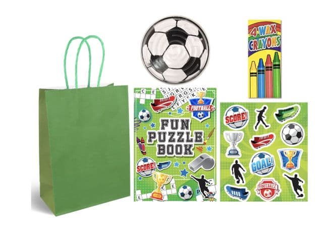 Football Party Gift Bag Pre Filled - Includes 4 items (GBM)