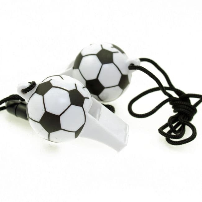 Football Whistle Black and White