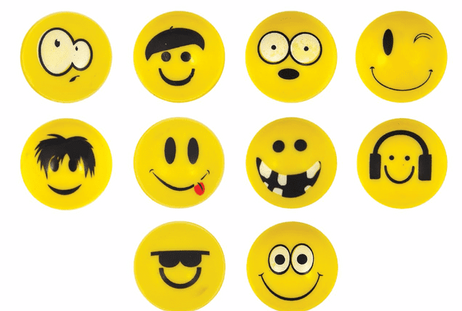 Funny Face Emoji  Bouncy Ball / Jet Ball