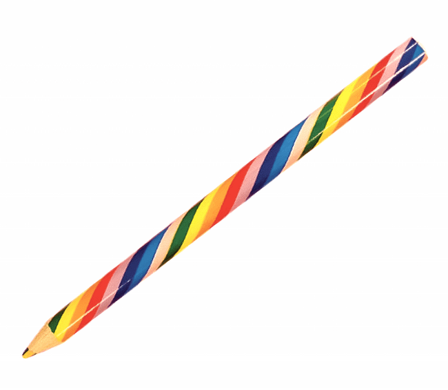 Giant Rainbow Pencil