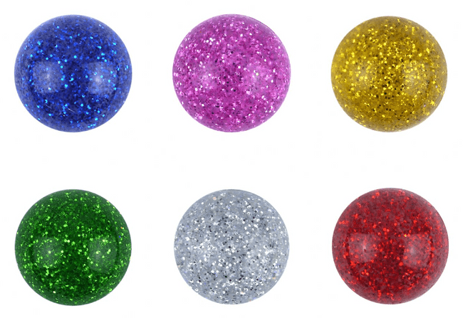 Glitter Bouncing Ball / Jet Ball 3.3cm